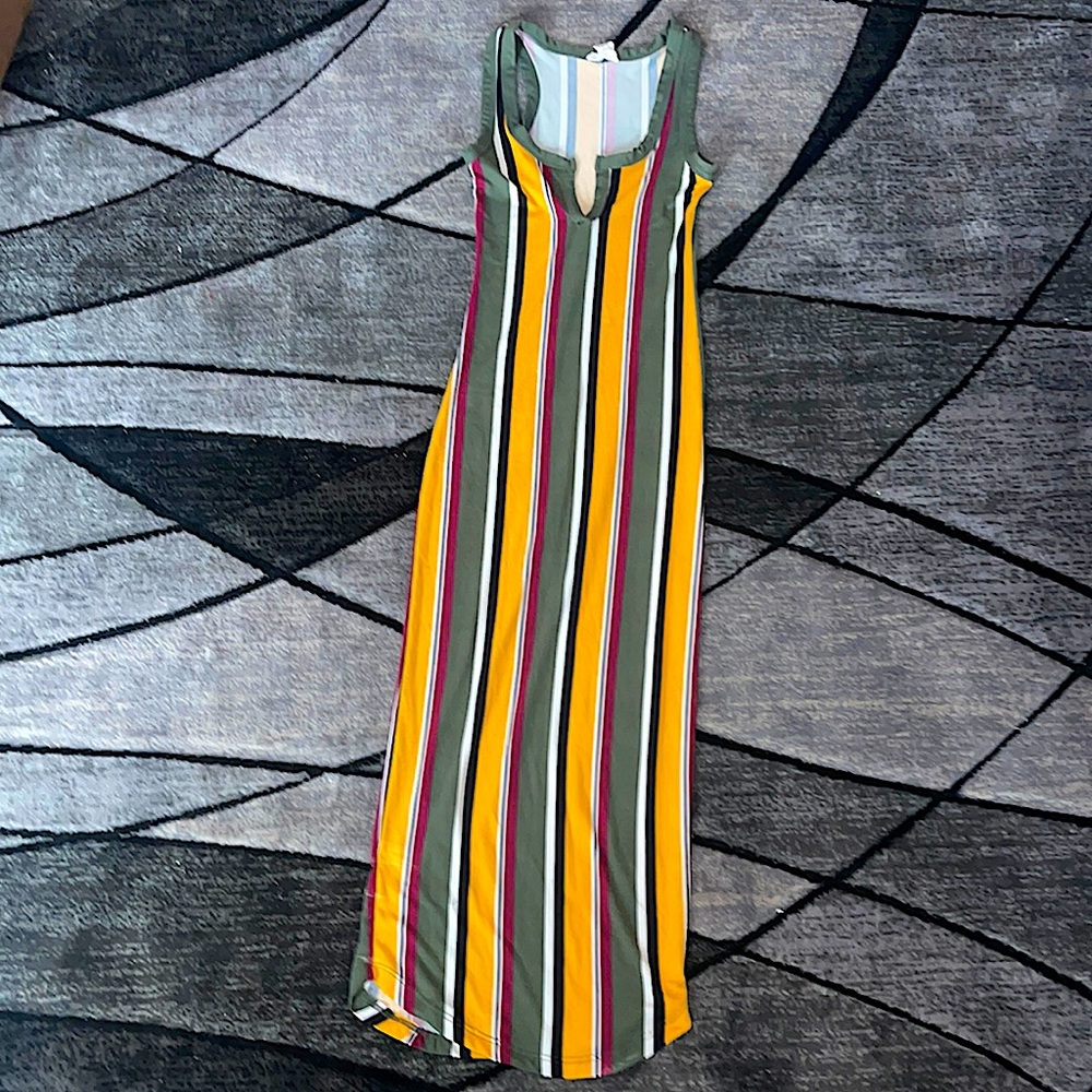 Multi-Color Maxi Dress.